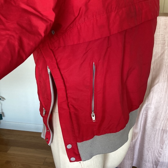 Vtg 80s? Lacoste jacket, red, Sz S - Picture 2 of 4